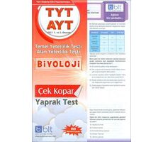 Bulut TYT AYT Biyoloji Yaprak Test