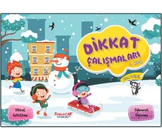 Dikkat Çalışmaları 4. Kitap (Kalem Hediyeli) - Kolektif - Yumurcak Yayınları