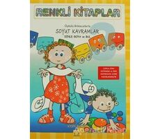 Renkli Kitaplar - 3 Öykülü Bilmecelerle Soyut Kavramlar Dinle Boya ve Bul