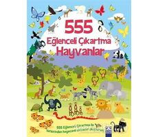 555 Eğlenceli Çıkartma - Hayvanlar - Kolektif - Altın Kitaplar