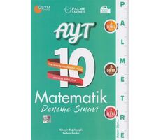 Palme Yayınları AYT Matematik Palmetre Serisi 10 Deneme Sınavı