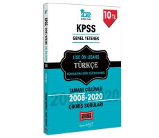 Yargı 2022 KPSS Lise Ön Lisans Türkçe Çözümlü Çıkmış Sorular