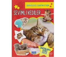 Sevimli Kediler - Benim Eğlenceli Çıkartma Kitabım - Kolektif - Parıltı Yayınları