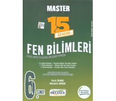 6. Sınıf Master 15 Fen Bilimleri Denemesi Okyanus Yayınları