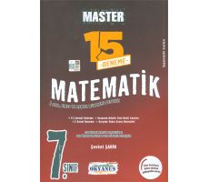 7. Sınıf Master 15 Matematik Denemesi Okyanus Yayınları