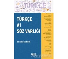 Türkçe A1 Söz Varlığı - Kerim Sarıgül - Gece Kitaplığı