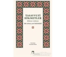 Tasavvufi Hikmetler Hikem-i Ataiyye - Ataullah İskenderi - Dergah Yayınları