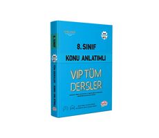 LGS 8. Sınıf VIP Tüm Dersler Konu Anlatımlı Mavi Kitap Editör Yayınevi