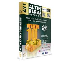 Altın Karma AYT 10lu Deneme Sınavı 10 Farklı Yayın