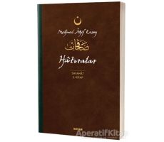 Hatıralar - Safahat 5. Kitap - Mehmed Akif Ersoy - Beyan Yayınları