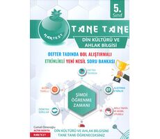 5.Sınıf Yeşil Defter Tadında Tane Tane Din Kültürü Ve Ahlak Bilgisi Nartest Yayınları