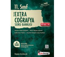 11. Sınıf Coğrafya Extra Soru Bankası Kafadengi Yayınları