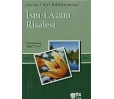 İsm-i Azam Risalesi (Mini Boy) - Bediüzzaman Said-i Nursi - Söz Basım Yayın