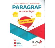 Paragraf ve Anlam Bilgisi Öğrenme Odaklı KVA Yayınları
