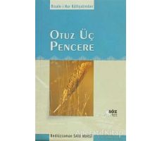 Otuz Üç Pencere Cep boy - Bediüzzaman Said-i Nursi - Söz Basım Yayın