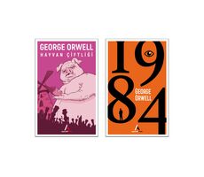 1984 ve Hayvan Çiftliği Seti (2 Kitap) George Orwell Aperatif Kitap Yayınları