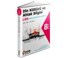 8. Sınıf LGS Din Kültürü ve Ahlak Bilgisi Beceri Temelli Soru Bankası Aydın Yayınları