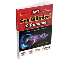 AYT Fen Bilimleri 10 Deneme Video Çözümlü Aydın Yayınları