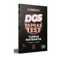 Benim Hocam 2022 DGS Türkçe - Matematik Yaprak Test