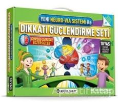 Yeni Neuro-Via Sistemi ile Dikkati Güçlendirme Seti 10 Yaş (3 Kitap) - Osman Abalı - Adeda Yayınları