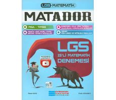 LGS Matador Video Çözümlü 15li Matematik Denemesi - Ömer Boz - Evrensel İletişim Yayınları