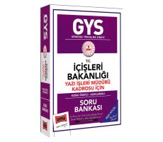 Yargı GYS T.C İçişleri Bakanlığı Yazı İşleri Müdürü Kadrosu İçin Konu Özetli Soru Bankası