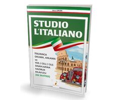 Pelikan Yayınları Studio Litaliano A2 Seviyesi - Okan Ergin - Pelikan Tıp Teknik Yayıncılık