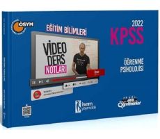 İsem 2022 KPSS Eğitim Bilimleri Öğrenme Psikolojisi Video Ders Notları