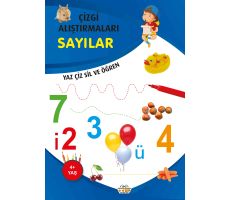 Sayılar - Çizgi Alıştırmaları - Emine Ulusoy - 0-6 Yaş Yayınları