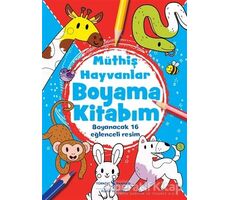 Müthiş Hayvanlar Boyama Kitabım - Kolektif - İş Bankası Kültür Yayınları