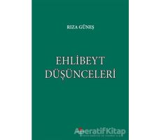 Ehlibeyt Düşünceleri - Rıza Güneş - Can Yayınları (Ali Adil Atalay)