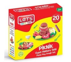 Lets Oyun Hamuru Piknik Seti 20 Parça L8595