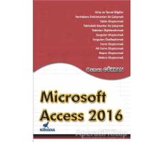 Microsoft Access 2016 - Osman Gürkan - Nirvana Yayınları