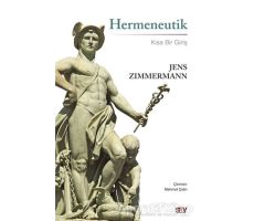 Hermeneutik - Jens Zimmermann - Say Yayınları