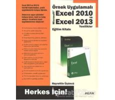 Örnek Uygulamalı Excel 2010 ve Excel 2013 - Hayrettin Üçüncü - Alfa Yayınları