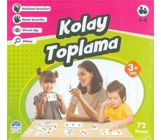 Kolay Toplama - Eğitici Yapboz - Kolektif - Martı Çocuk Yayınları