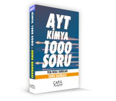 AYT Kimya Soru Bankası Çapa Yayınları