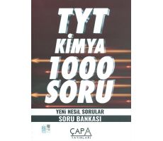 TYT Kimya 1000 Soru Bankası Çapa Yayınları