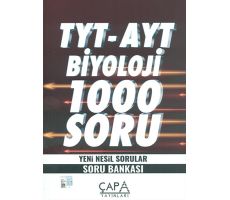 TYT AYT Biyoloji 1000 Soru Bankası Çapa Yayınları