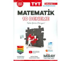 TYT Matematik 10 Deneme Kitabı Miray Yayınları