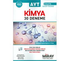 AYT Kimya 30 Deneme Pratik Konu Özetli Miray Yayınları