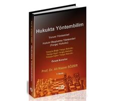 Hukukta Yöntembilim - Ali Nazım Sözer - Beta Yayınevi