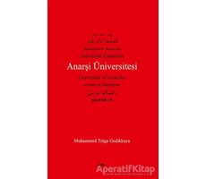 Anarşi Üniversitesi - Muhammed Tolga Gedikkaya - Sokak Kitapları Yayınları