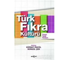 Türk Fıkra Kültürü - Songül Çek - Akçağ Yayınları