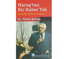 Maraştan Bir Haber Yok - Mehdi Bektaş - Su Yayınevi