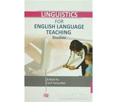 Linguistics for English Language Teaching Studies - Murat Hişmanoğlu - Anı Yayıncılık