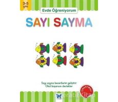 Evde Öğreniyorum - Sayı Sayma - Jenny Ackland - Mavi Kelebek Yayınları