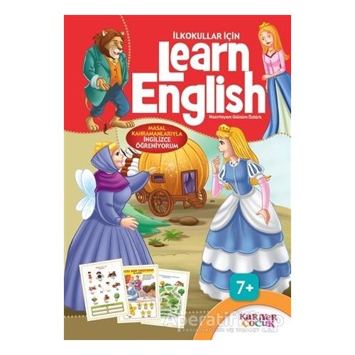 İlkokullar İçin Learn English (Kırmızı) - Kolektif - Kariyer Yayınları