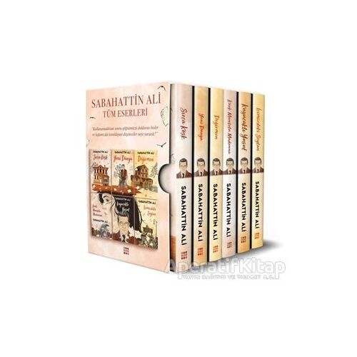 Sabahattin Ali Tüm Eserleri - (6 Kitap Kutulu Set) - Sabahattin Ali - Dokuz Yayınları