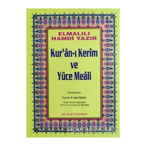 Rahle Boy Kur’an-ı Kerim ve Yüce Meali (Hafız Osman Hattı)